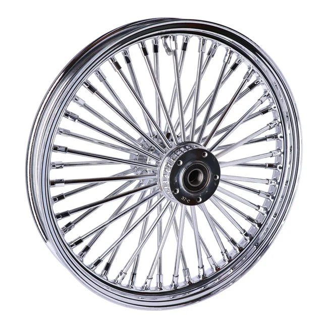 MCS Radial 48 fat spoke front wheel 2.15 x 19 DF chrome - 597907