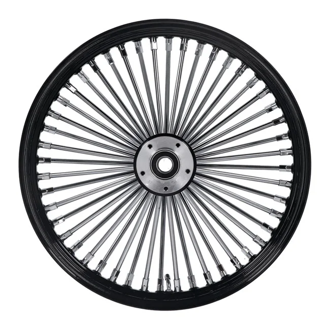 MCS Radial 48 fat spoke front wheel 2.15 x 19 SF black - 597910