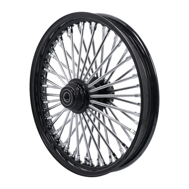 MCS Radial 48 fat spoke front wheel 2.15 x 19 SF black - 597910