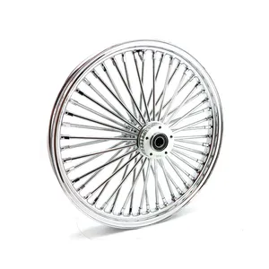 MCS MCS radial 48 fat spoke front wheel 2.15 x 21 DF chrome