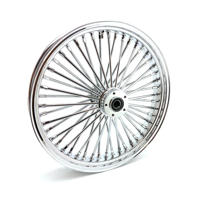 MCS Radial 48 fat spoke front wheel 3.50 x 21 DF chrome - 597915