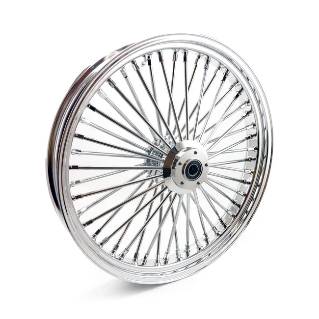 MCS Radial 48 fat spoke front wheel 3.50 x 23 SF chrome - 597918