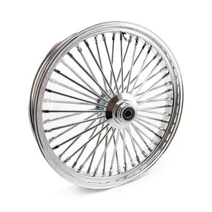 MCS MCS radial 48 fat spoke front wheel 3.50 x 23 SF chrome