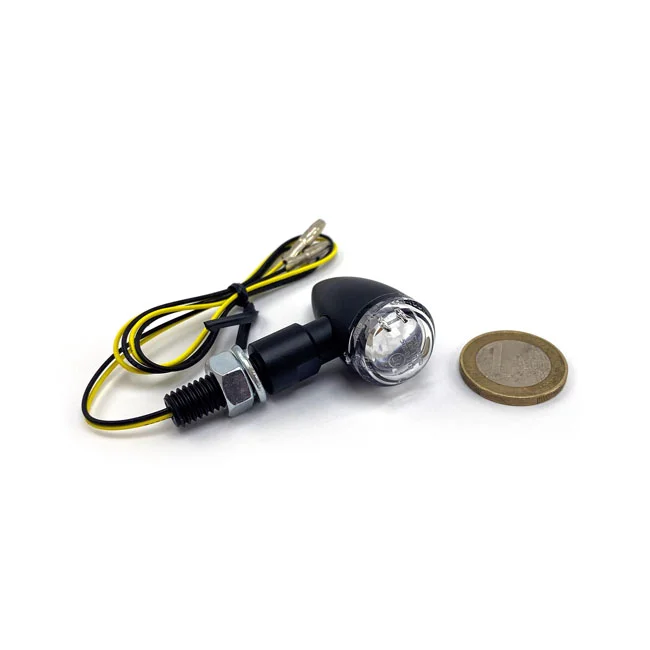 MCS PB2 LED turn signals black, clear lens - 597954