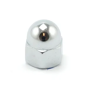 Colony Colony. M6 x 1.0 acorn nuts, chrome. Low Crown
