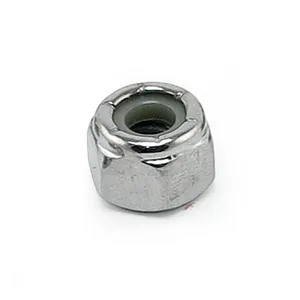 Colony Colony 7/16-14 nylon insert lock nuts chrome