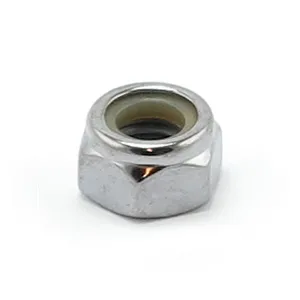 Colony Colony M4 x 0.70 Nylon insert lock nuts. Chrome