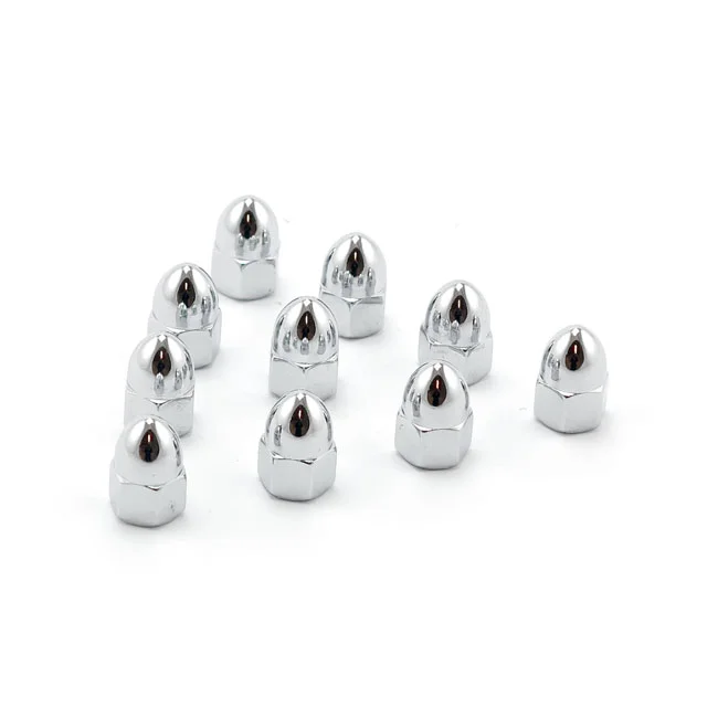 Colony M8 x 1.25 acorn nuts chrome. High Crown