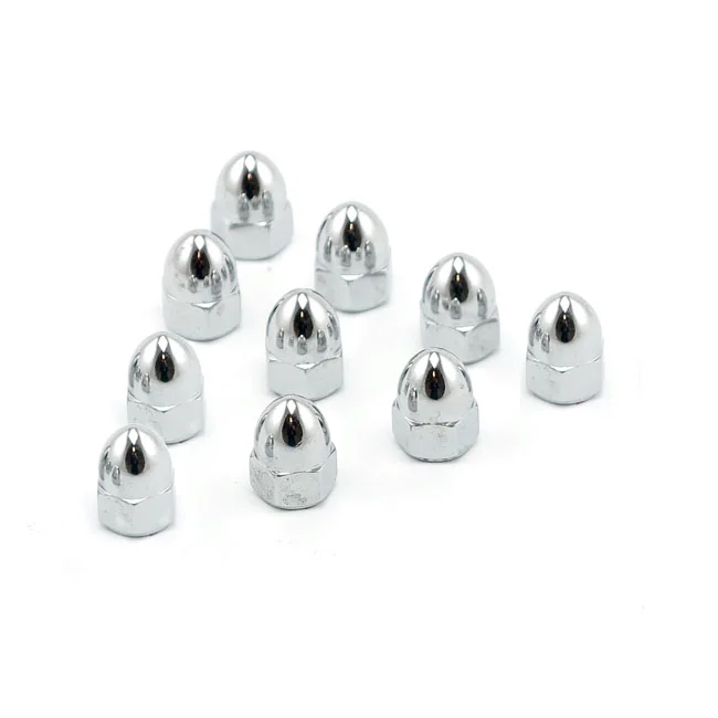 Colony 10-24 acorn nuts chrome. High Crown