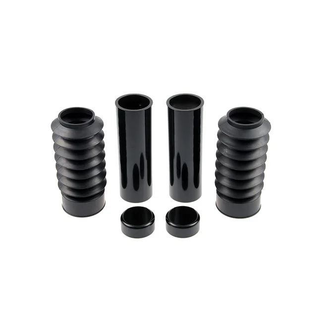 Cult-Werk 6-piece fork tube cover kit. Gloss black