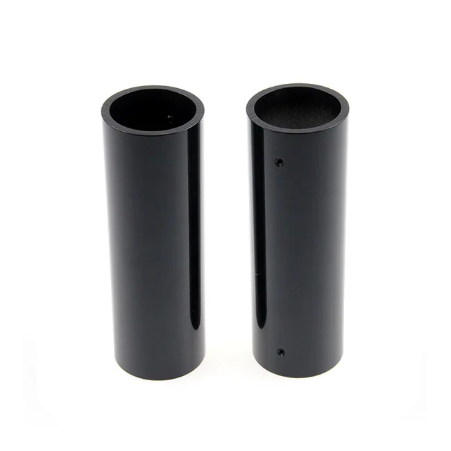 Cult-Werk 2-piece upper fork cover kit. Gloss black