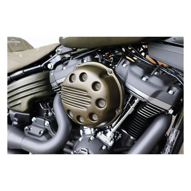 Cult-Werk Air cleaner cover. Slotted, paintable finish