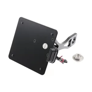 Cult-Werk Cult-Werk, side mount license plate bracket, black. Italy