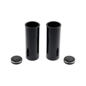 Cult-Werk Cult-Werk, 4-piece fork tube cover kit. Gloss black. Logo
