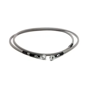 Goodridge Goodridge brake line upper front, stainless clear coated