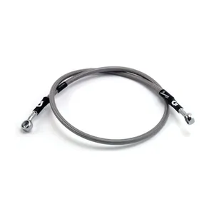MCS MCS by Goodridge brake line front, stainless clear coated