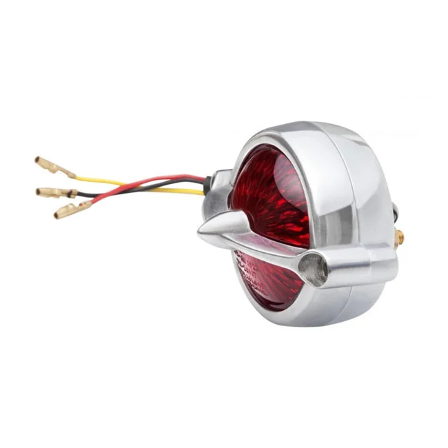 Motone Bel Air LED taillight. Polished, no bracket. ECE