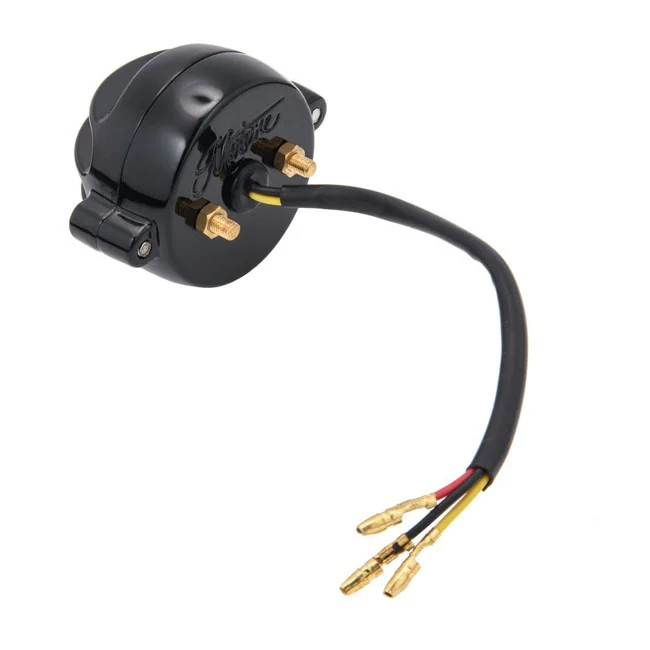 Motone Lecter LED taillight. Black, no bracket. ECE