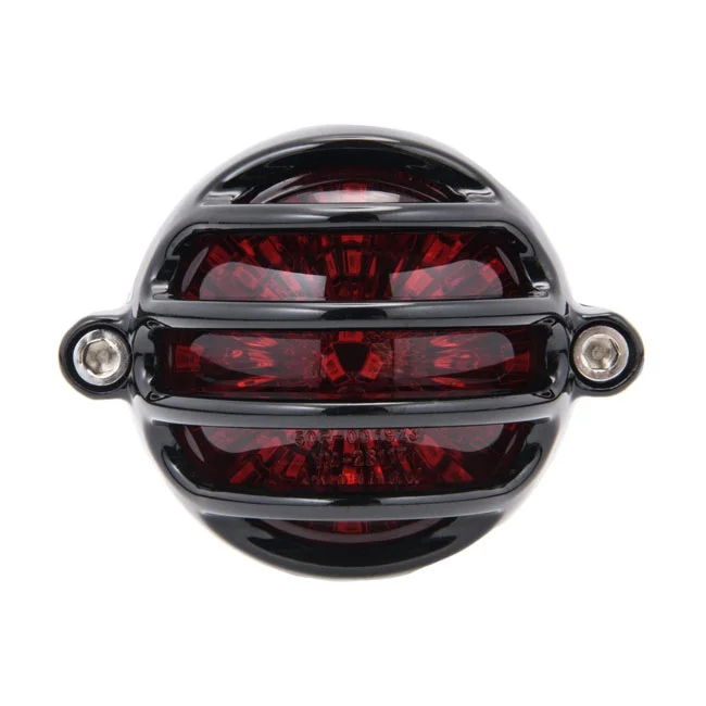 Motone Lecter LED taillight. Black, no bracket. ECE