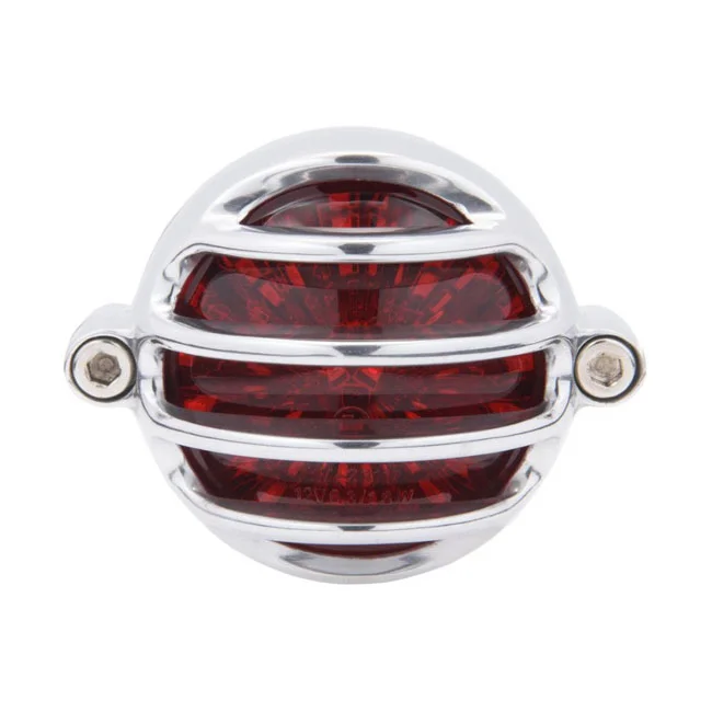 Motone Lecter LED taillight. Polished, no bracket. ECE