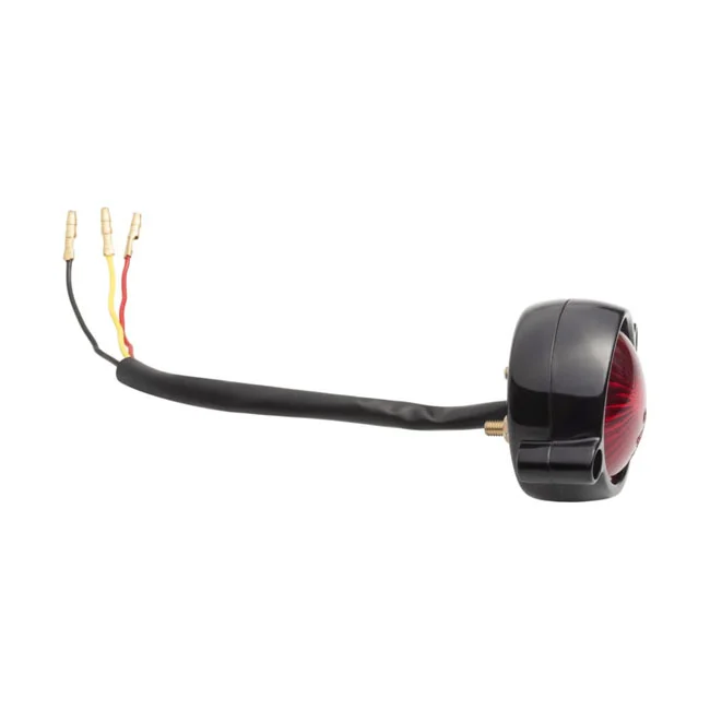Motone Eldorado LED taillight. Black, no bracket. ECE