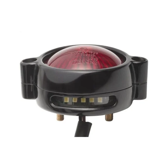 Motone Eldorado LED taillight. Black, no bracket. ECE