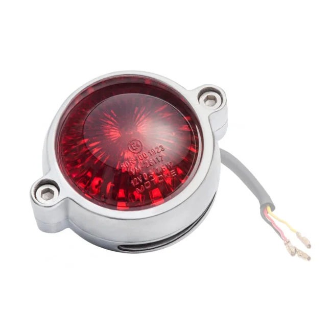 Motone Eldorado LED taillight. Polished, no bracket. ECE