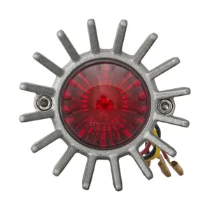 Motone Motone, Big Fin LED taillight. Shot blast, no bracket. ECE