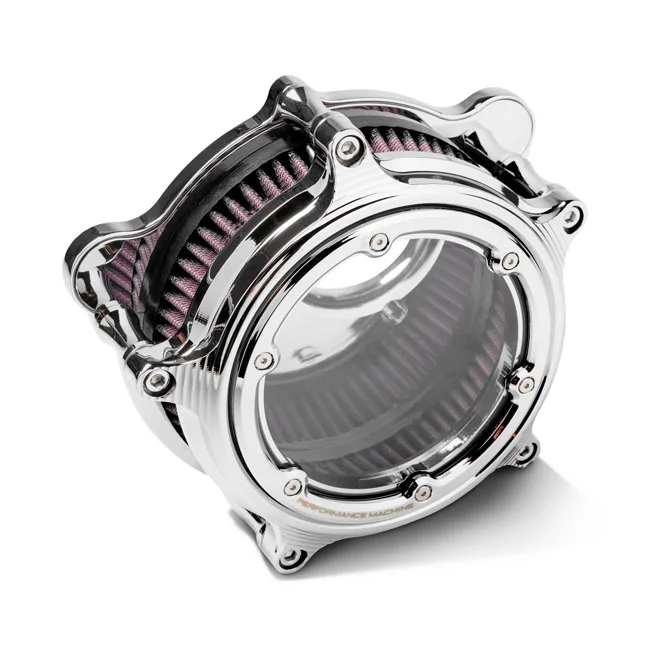 Performance Machine PM, Vision air cleaner kit. Chrome