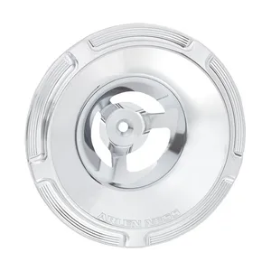 Arlen Ness Arlen Ness, Beveled Velocity 65°/90° air cleaner cover. Chr