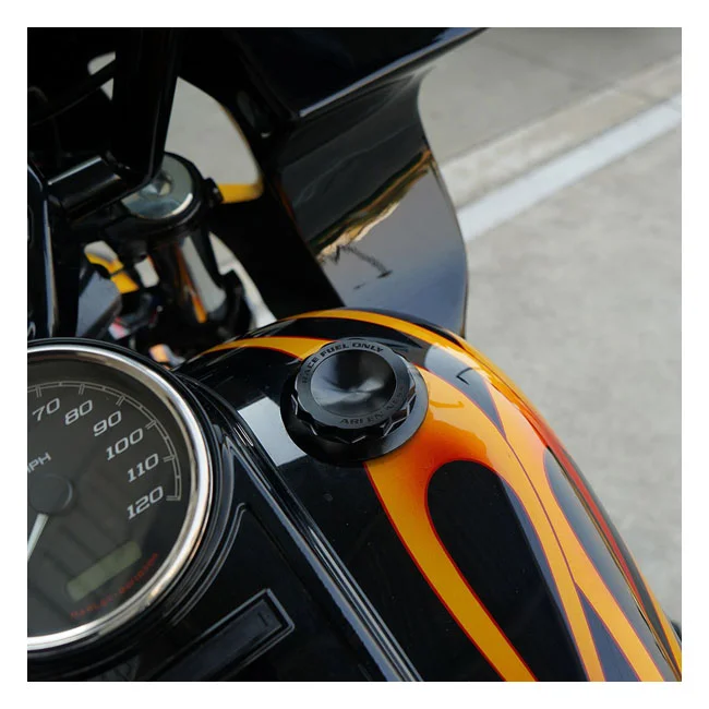 Arlen Ness GAS CAP - 12 POINTS - VENTED -