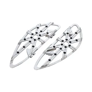 Arlen Ness Arlen Ness, M8 Softail 10-Gauge rider floorboards. Chrome