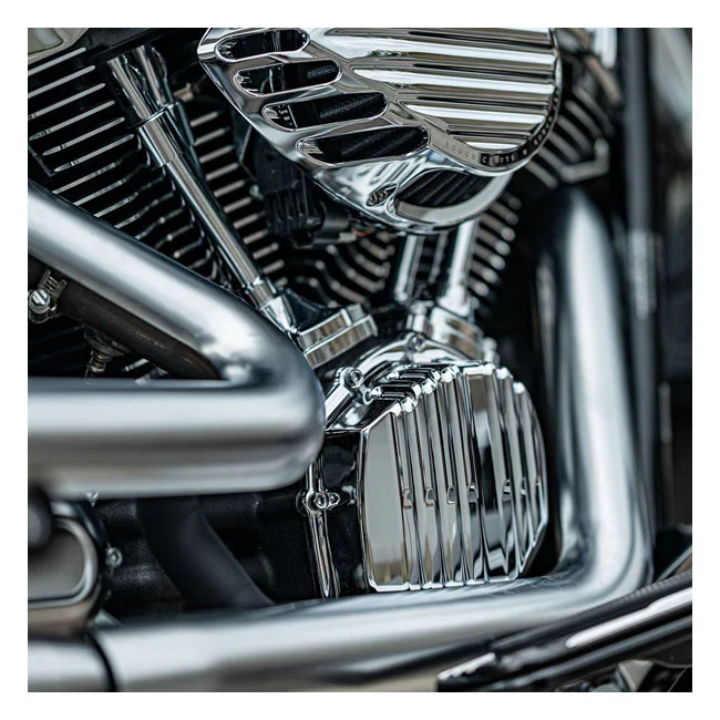 Rough Crafts Crafts, cam cover. Chrome