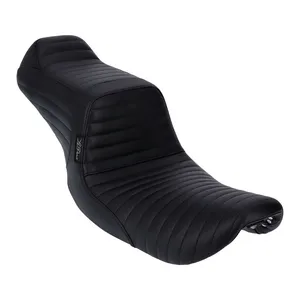 Le Pera LePera, TailWhip 2-up seat. Pleated, black