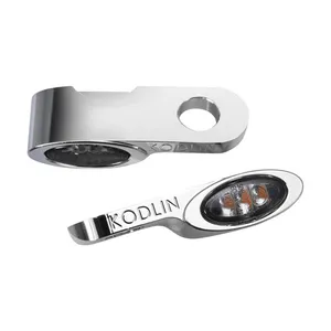 Kodlin Kodlin, LED turn signals Elypse front. Chrome