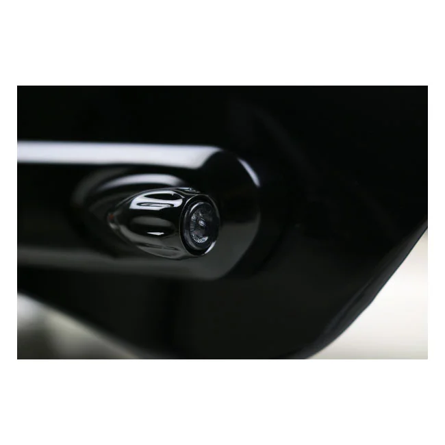 Kodlin Bullet grooved 3-1 taillight/turn signal combo. Blck