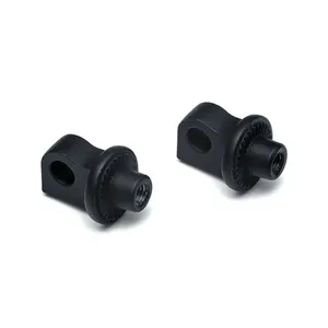 Kuryakyn Kuryakyn, Splined male mount peg adapters. adj. stop. Black