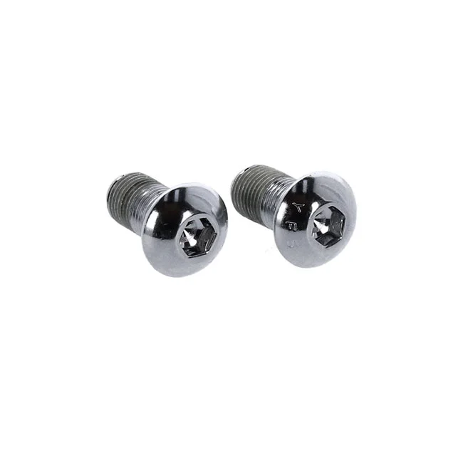 MCS M8 Softail passenger footpeg mount kit, 360° adj. Chrome - 599666