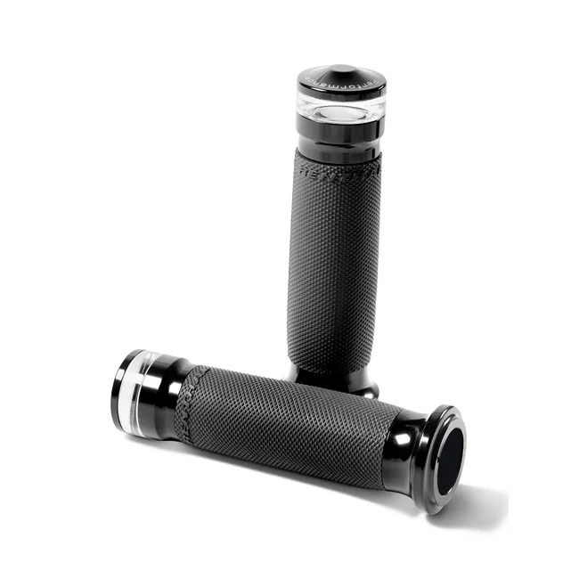 Performance Machine PM, Contour vision LED turn signal grips. Black