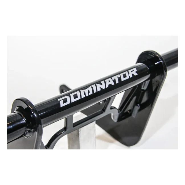 Dominator Motorcycles Clubstyle crash bar front. M8 Softail. Black