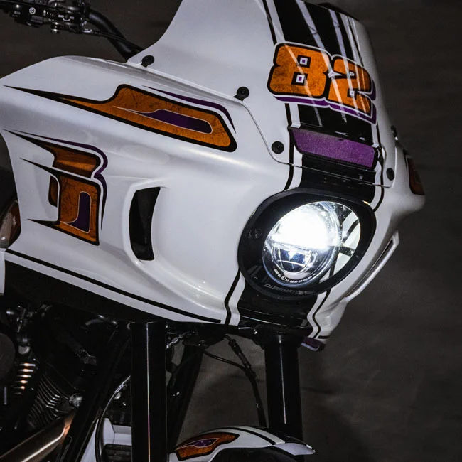 Dominator Motorcycles FXRT style headlamp lens kit
