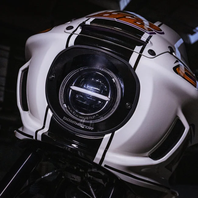 Dominator Motorcycles FXRT style headlamp lens kit