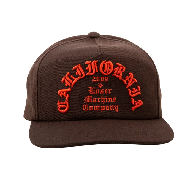 Loser Machine Company Machine Fanatic Snapback cap brown