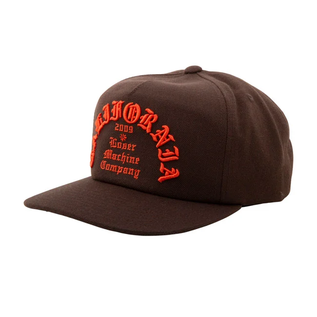 Loser Machine Company Machine Fanatic Snapback cap brown