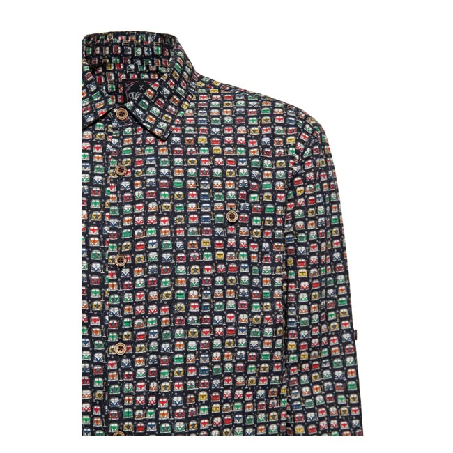 King Kerosin Kerosin AOP shirt off black