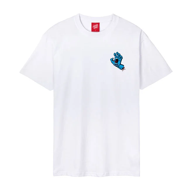 Santa Cruz Cruz Screaming Hand Chest t-shirt white
