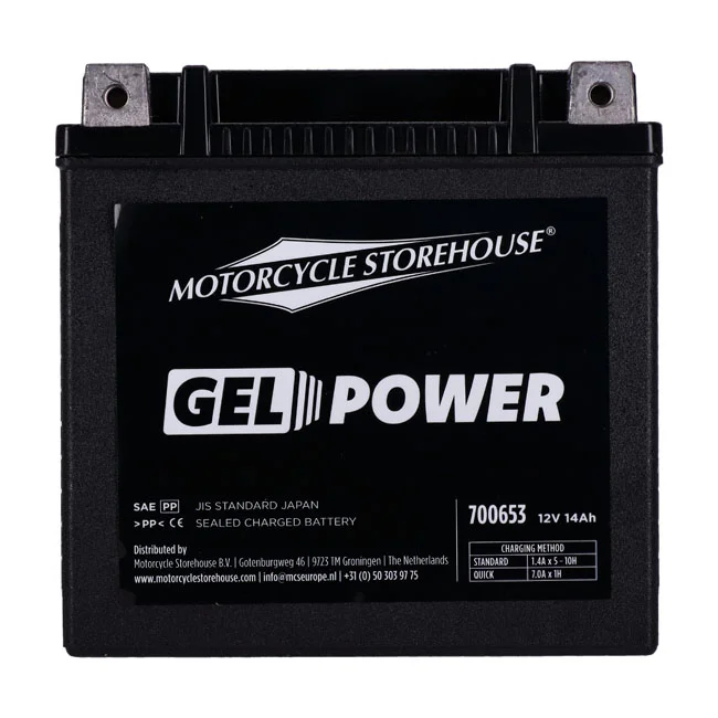 MCS Nano Series sealed GEL battery. 12V, 14Ah, 260CCA - 65958-04C