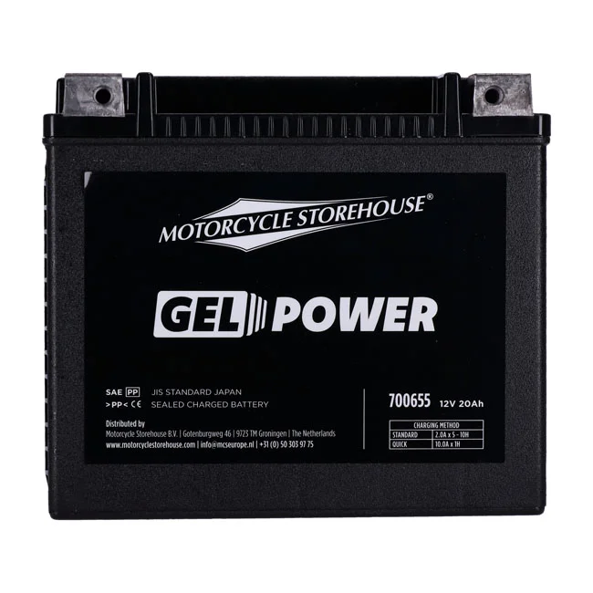 MCS Nano Series sealed GEL battery. 12V, 20Ah, 360CCA - 65989-97E