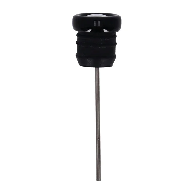 MCS Oil tank dipstick with temperature gauge. Black w/white face - 62635-79T