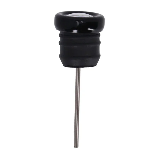 MCS Oil tank dipstick with temperature gauge. Black w/black face - 62668-87T
